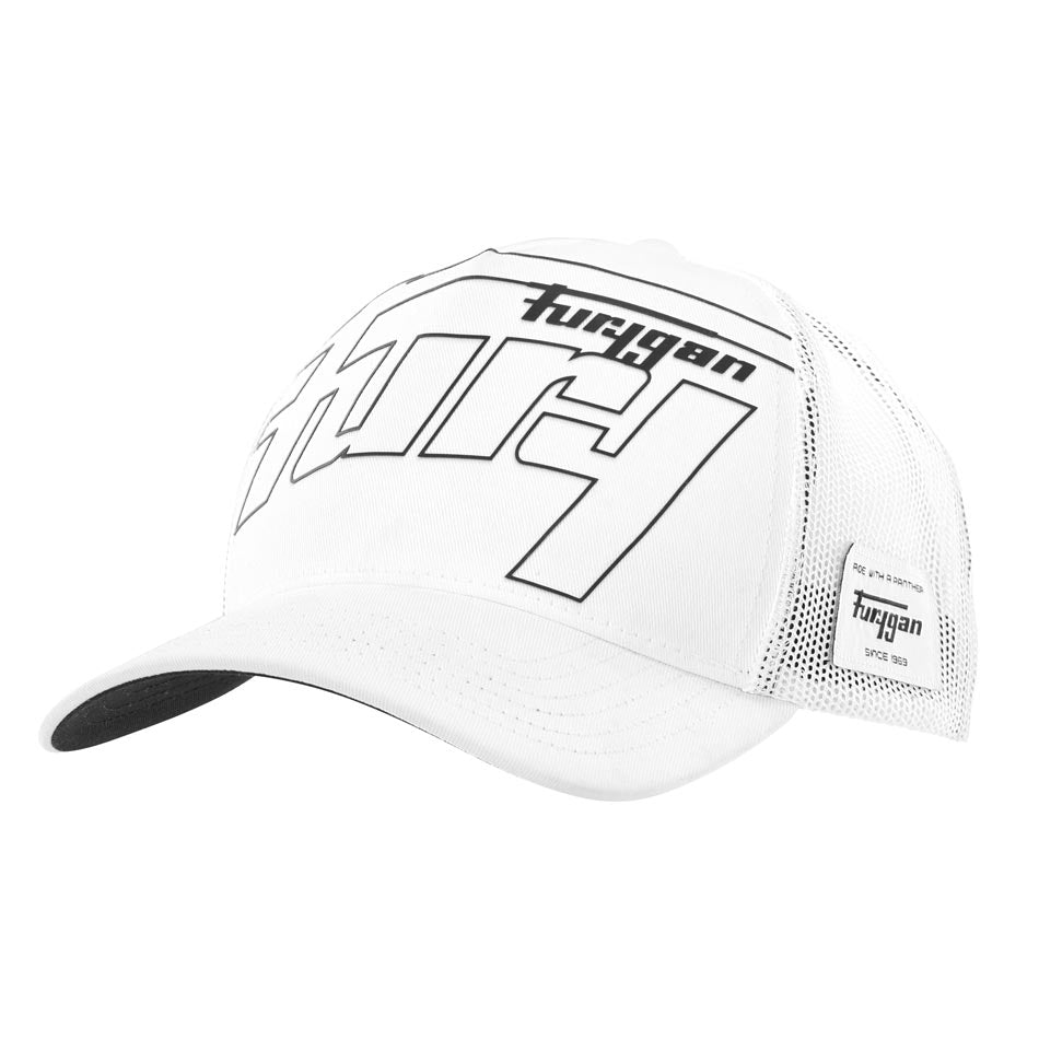 Vêtements Lifestyle Furygan TRUCKER RAGE Blanc - Noir - LE PRATIQUE DU MOTARD