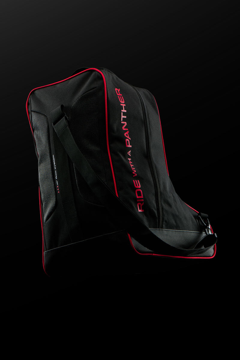 Sac à Bottes Moto Ventilé — Noir-Blanc-Rouge, vue detail 1