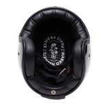 Casque Jet Vintage THE CLASSIC – Triple Black | Marko - LE PRATIQUE DU MOTARD