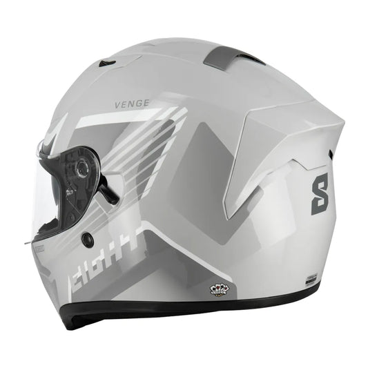 Full Face Motorcycle/Scooter Helmet Gray | S441+ PINLOCK