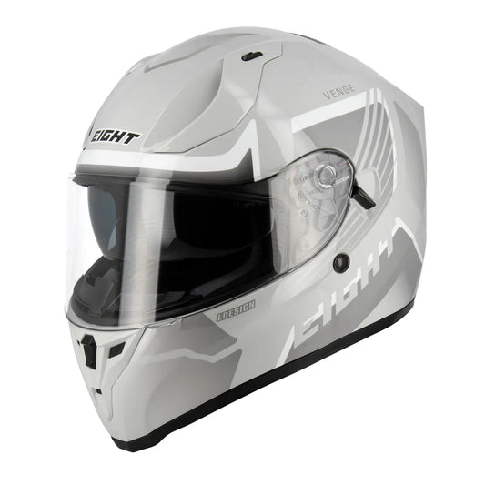 Full Face Motorcycle/Scooter Helmet Gray | S441+ PINLOCK