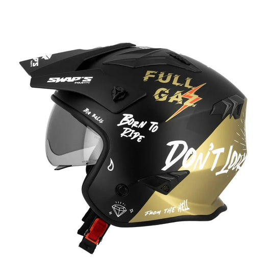 Casque Jet Trial/Quad - Swaps TROOPER | Edition limité FullGaz - LE PRATIQUE DU MOTARD
