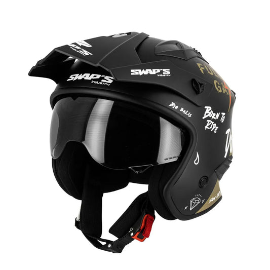 Casque Jet Trial/Quad - Swaps TROOPER | Edition limité FullGaz - LE PRATIQUE DU MOTARD