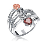 Bague femme acier inoxydable - Love and Bones™ - LE PRATIQUE DU MOTARD