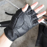 Gants Mitaine moto cuir avec Coque Carbone - LE PRATIQUE DU MOTARD