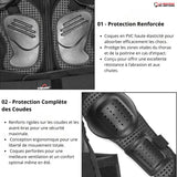 Gilet de protection moto cross | MIDROAD™ - LE PRATIQUE DU MOTARD