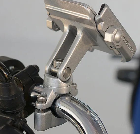 Support téléphone moto Universel finition métal - LE PRATIQUE DU MOTARD