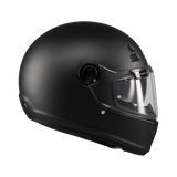 Casque intégral MT Jarama SV noir mat profil droit, écran solaire escamotable