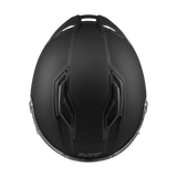 Casque intégral MT Stinger 2 noir mat vue de dessus extracteurs de ventilation