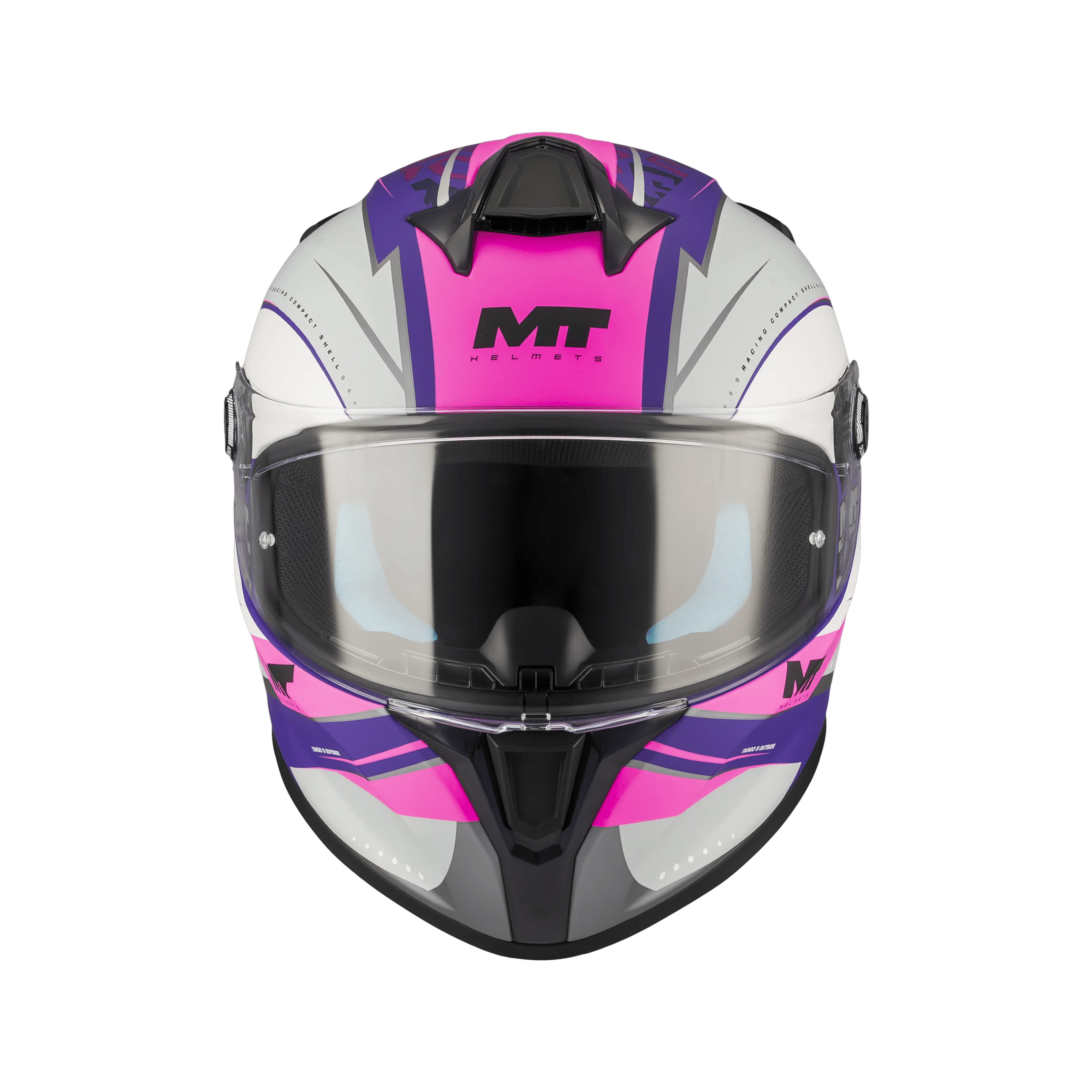 Casque Intégral Femme MT Targo S Outside Rose/Violet — ECE 22.06 - LE PRATIQUE DU MOTARD
