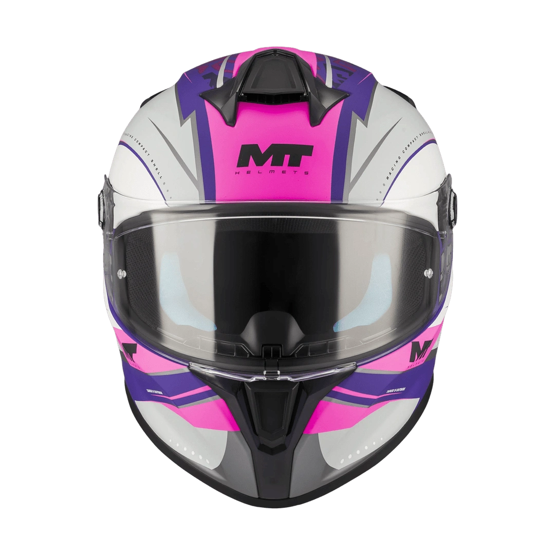 Casque intégral homologué ECE 22-06 MT Targo S Outside face avant visière fermée