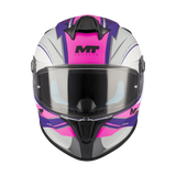 Casque intégral homologué ECE 22-06 MT Targo S Outside face avant visière fermée