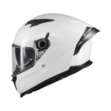 Casque intégral à écran solaire MT Braker SV profil gauche avec mécanisme de visière et ventilations