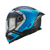 Casque Intégral MT Braker SV Inception Mat Noir/Bleu— ECE 22.06 - LE PRATIQUE DU MOTARD