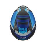 Casque Intégral MT Braker SV Inception Mat Noir/Bleu— ECE 22.06 - LE PRATIQUE DU MOTARD
