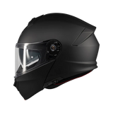 Matte Black Double Visor Modular Helmet | SLine550