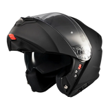 Matte Black Double Visor Modular Helmet | SLine550