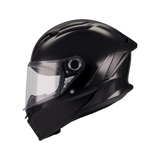 Casque intégral enfant MT Stinger 2 Kids noir mat vue profil visière ouverte