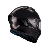 Casque intégral enfant MT Stinger 2 Kids noir mat arrière trois-quarts avec aérateurs