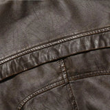 Veste Cuir Homme style Cafe racer - LE PRATIQUE DU MOTARD