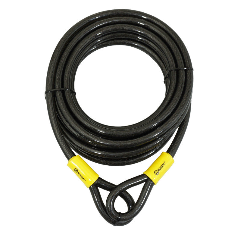 Antivol Velo Cable A Boucle Auvray Magasin Renforce Diam 15 Mm - L 9 M