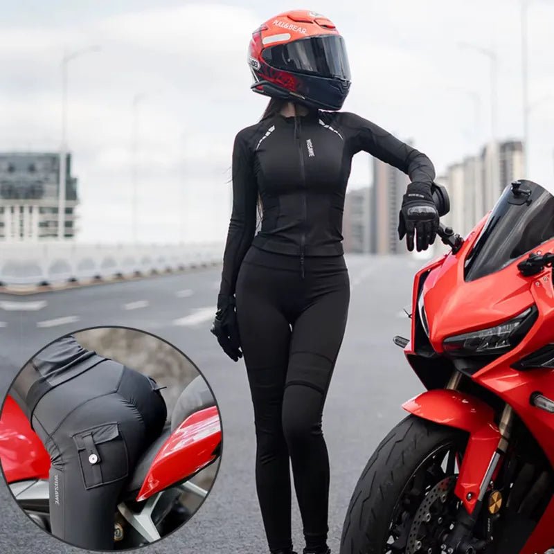 Pantalons Femme Été avec protection CE2 | VALKYRIA™ PANTS - LE PRATIQUE DU MOTARD