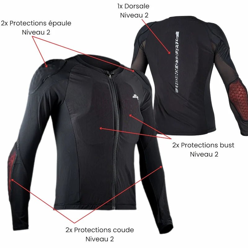 Gilet protection moto sous veste - BreezeShield™ - LE PRATIQUE DU MOTARD