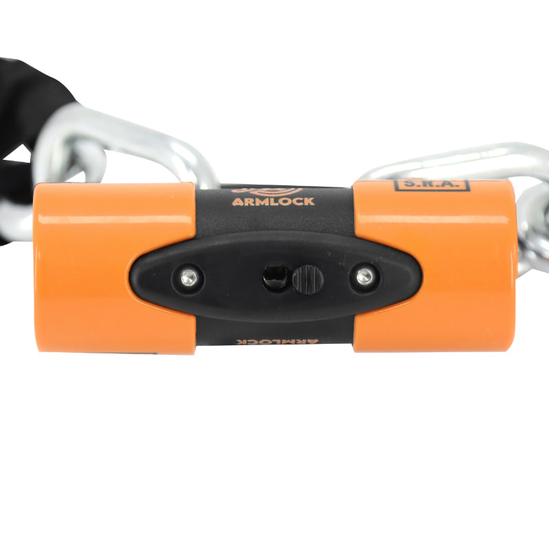 Antivol A Chaine Armlock Ck2 Noir/Orange 1.20M Maillon Diam 10 Mm Avec U 52X65Mm (Diam 16 Mm) (U Classe Sra)
