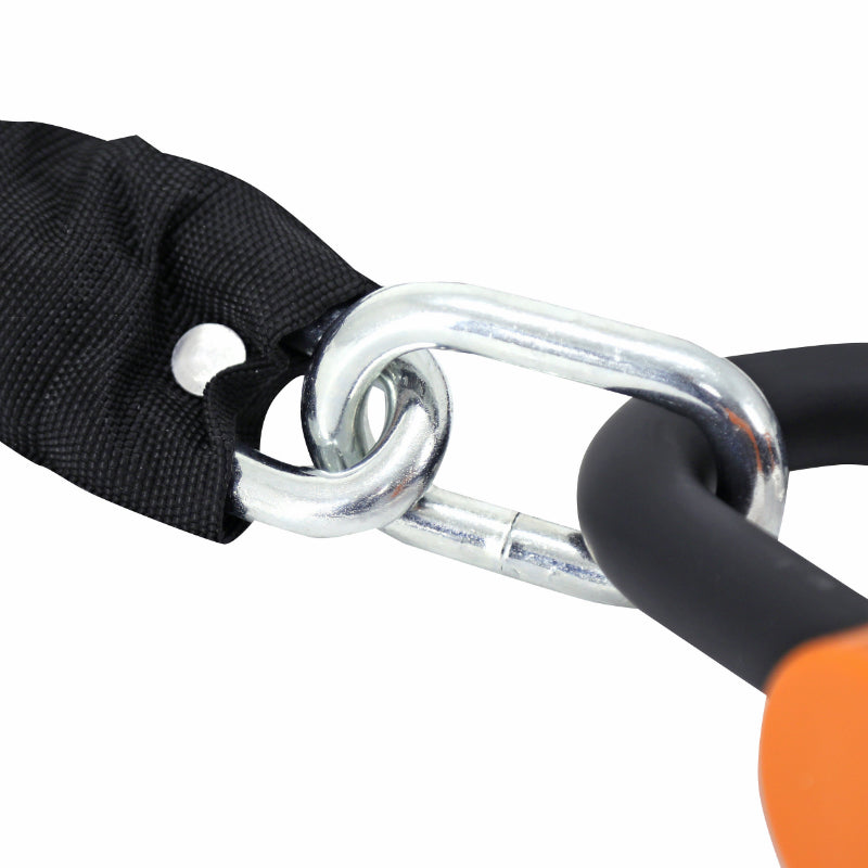 Antivol A Chaine Armlock Ck2 Noir/Orange 1.20M Maillon Diam 10 Mm Avec U 52X65Mm (Diam 16 Mm) (U Classe Sra)