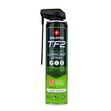 Lubrifiant Vélo Weldtite TF2 Ultimate Teflon 400ml - Smart Spray - LE PRATIQUE DU MOTARD