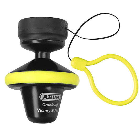 Antivol Bloque Disque Abus Granit Victory Xplus Iii 68 Roll-Up Diam 14Mm Noir/Jaune (Classe Sra)