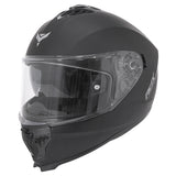 Casque intégral ADX AI500 Noir Mat — vue trois-quarts avant, côté droit