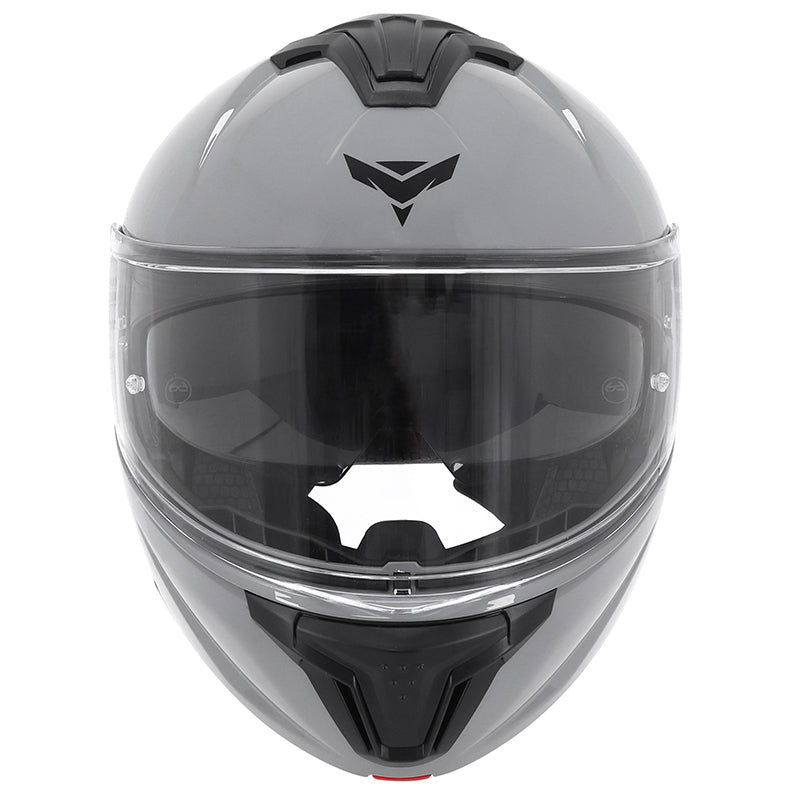 Casque modulable ADX AM600 Gris Brillant — vue de face