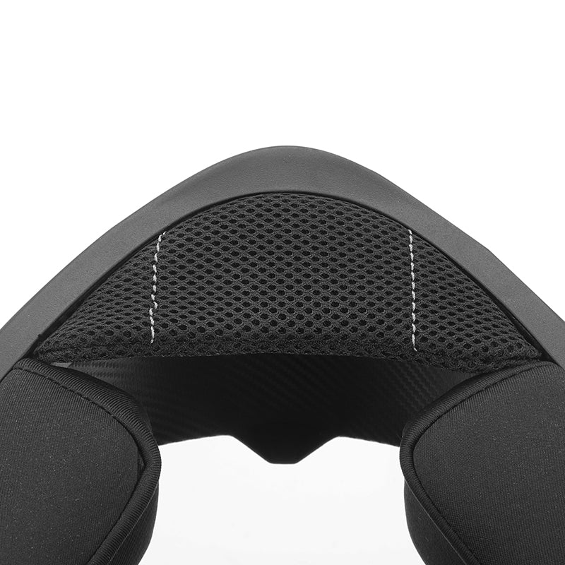 Casque intégral ADX AI400 EVO Noir/Rouge Mat — bavette sous la mentonnière