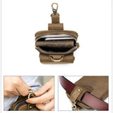 Pochette Ceinture en Cuir Véritable – Style Rétro et Ultra - Pratique - LE PRATIQUE DU MOTARD
