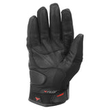 Gants moto hiver Detroit Noir/Rouge — côté paume