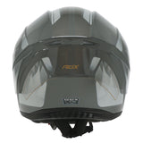 Casque intégral ADX AI400 EVO Gris Brillant — vue arrière