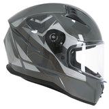 Casque intégral ADX AI400 EVO Gris Brillant — profil côté droit
