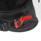 Casque jet ADX AJ050 Blanc Brillant — boucle micrométrique