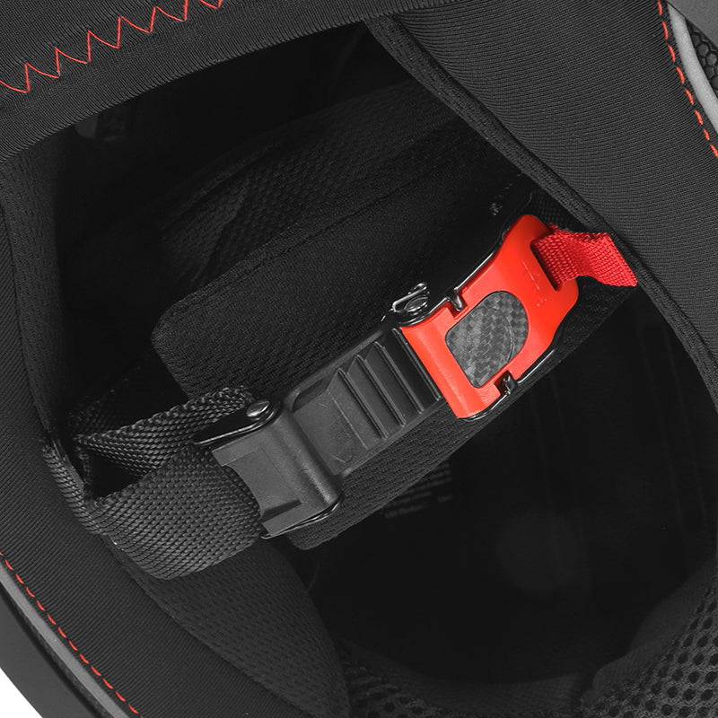 Casque intégral ADX AI450 Noir Mat — boucle micrométrique