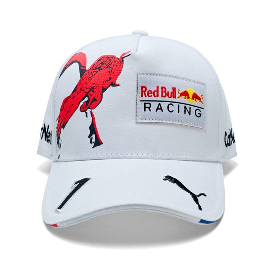 Casquette F1 - Red bull Racing Blanche - LE PRATIQUE DU MOTARD