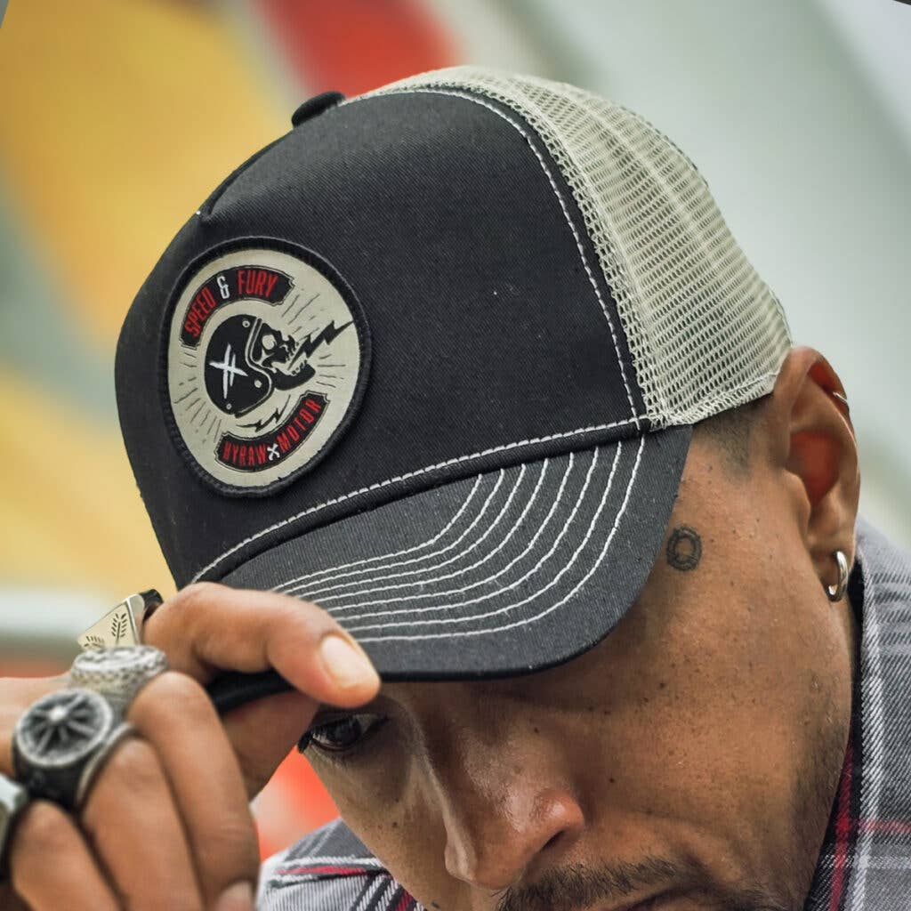 Casquette Trucker Fury – HYRAW | Style Moto & Streetwear - LE PRATIQUE DU MOTARD