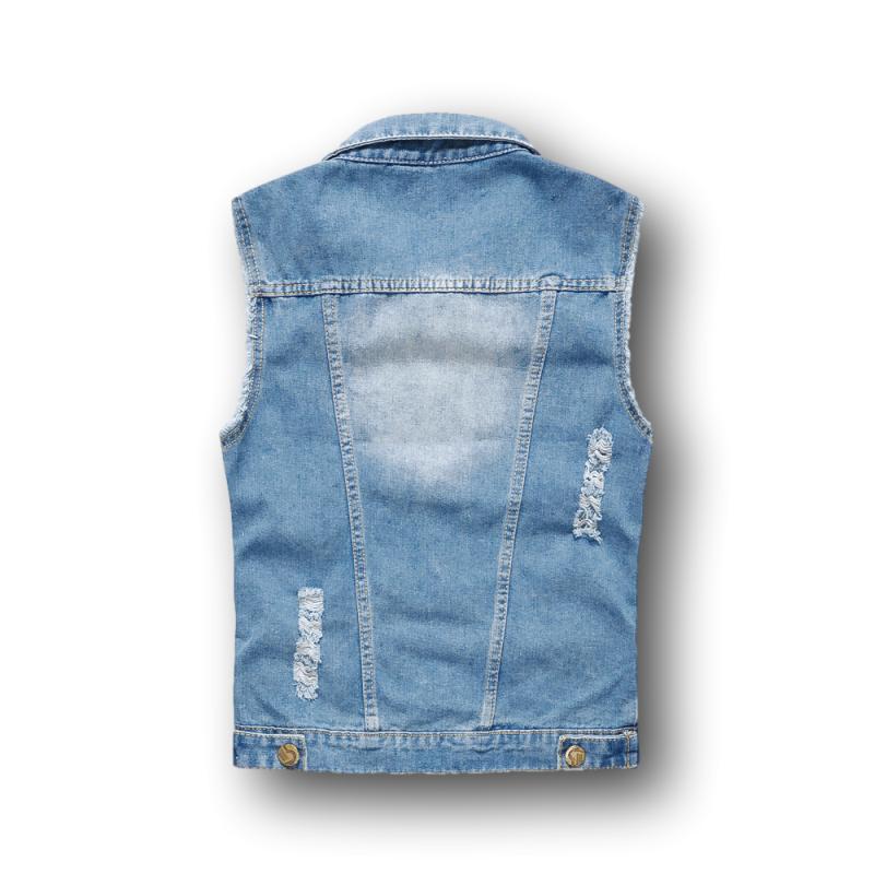 Veste en jean sans manche homme – Classic Light West™ - LE PRATIQUE DU MOTARD