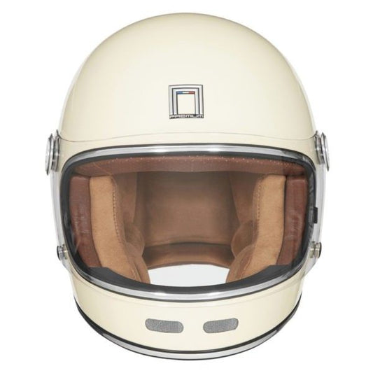 Casque Moto Intégral Revenge Crème Brillant | NOX - LE PRATIQUE DU MOTARD
