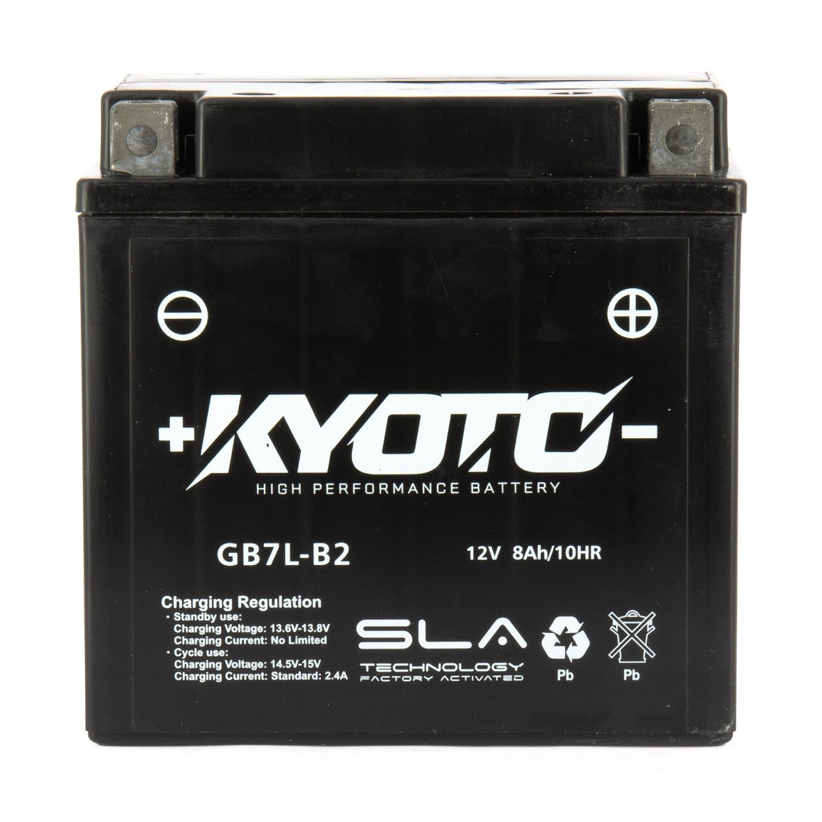 Batterie Moto Kyoto YB7L-B2 — AGM 12V Sans Entretien