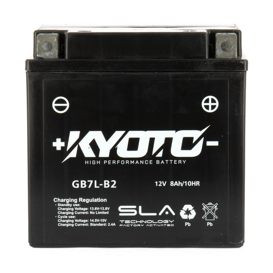 Batterie Moto Kyoto YB7L-B2 — AGM 12V Sans Entretien