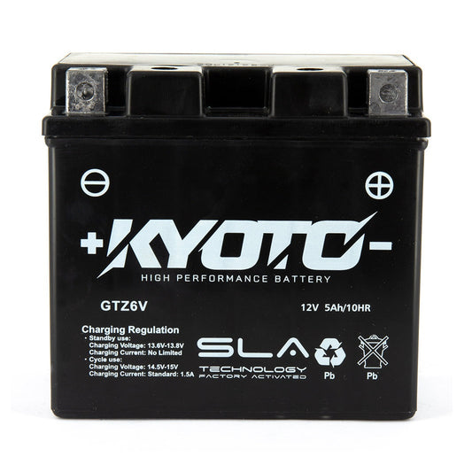 Batterie Moto Kyoto YTZ6V — AGM 12V Sans Entretien