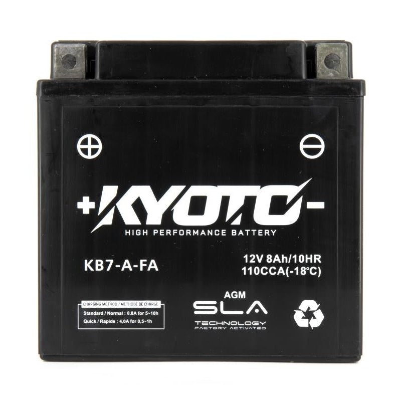 Batterie Moto Kyoto YB7-A — AGM 12V Sans Entretien