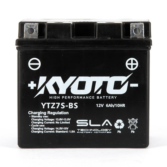 Batterie Moto Kyoto YTZ7S-BS — AGM 12V Sans Entretien