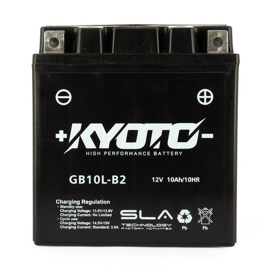Batterie Moto Kyoto YB10L-B2 — AGM 12V Sans Entretien
